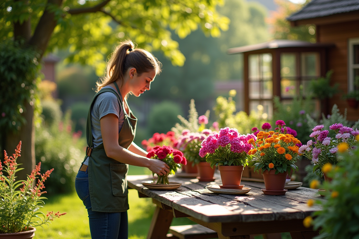 fleurs jardin